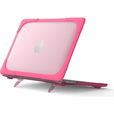 Seashell Digital Sert Pc Laptop Kılıfı Kol Dizüstü Bilgisayar Kapağı Destekleyici Standı ile MacBook Pro 13 Inç A2251/A2289/A2338-ROSE (Yurt Dışından)