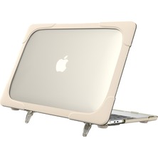 Seashell Digital Destekleyen Stand Pc Laptop Kılıfı Koruyucu Notebook Kapağı MacBook Air 13 Inç A1932/A2179/A2337-HAKI (Yurt Dışından)