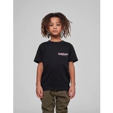 Tarz Yeri Çocuk Unisex Baskılı T-Shirt - Siyah