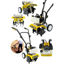 Steiner Alman Turbo Professional 12 Hp Çelik Şanzuman Bakır Sargılı Benzinli Mini Çapalama Makinesi