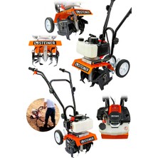 Steiner Alman Turbo Professional 12 Hp Çelik Şanzuman Bakır Sargılı Benzinli Mini Çapalama Makinesi