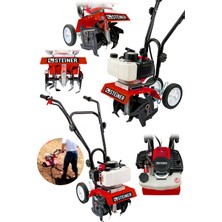 Steiner Alman Turbo Professional 12 Hp Çelik Şanzuman Bakır Sargılı Benzinli Mini Çapalama Makinesi