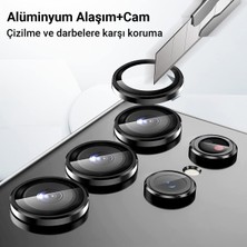 Newface Samsung Galaxy A34 5g Valdez Metal Kamera Lens - Gümüş 144036