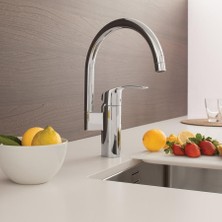 Grohe 33202002 Eurosmart Eviye Bataryası Döner Borulu, Krom