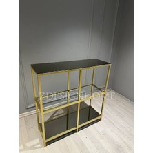 Z Design Home 90X30X( 95 cm Yükseklik) Gold Dresuar Zdesıgnhome