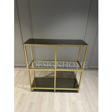 Z Design Home 90X30X( 95 cm Yükseklik) Gold Dresuar Zdesıgnhome