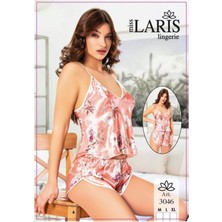 Miss Laris Ip Askılı Saten Şort Takım