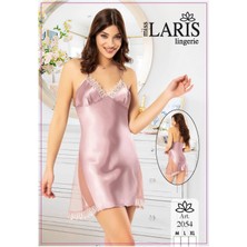 Miss Laris Ip Askılı Saten Gecelik