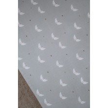 Nou Minik Aylı  Bebek Lastikli Çarşaf Seti (55X95+15) - Mini Moons