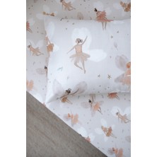 Nou Balerin Periler  Bebek Lastikli Çarşaf Seti (55X95+15) - Fairy Garden