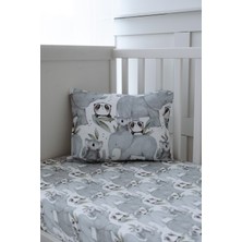 Nou Hayvanlı  Bebek Lastikli Çarşaf Seti (60X120+15) - Forest Gang