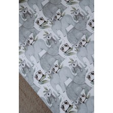 Nou Hayvanlı  Bebek Lastikli Çarşaf Seti (60X120+15) - Forest Gang