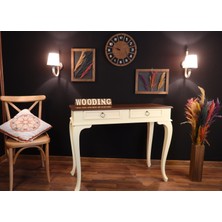 Wooding Mobilya 120 cm Çekmeceli Masif Lake Ceviz Dresuar