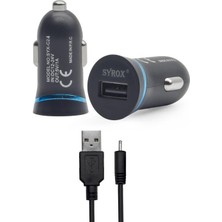 Syrox Nokia Ince USB Portlu Araç Şarj Cihazı C24