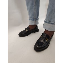 Çiğdem Kundura Mist-Kadın Oxford Günlük Ayakkabı(Mystl A3-A3A) - Siyah-Rugan - 38