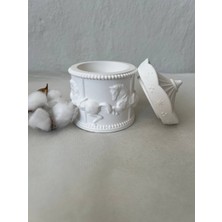 Love Candle Dekor Atlıkarınca Kutusu, Beyaz Atlıkarınca Kapaklı Kutusu, Dekoratif Kutusu, Carousel