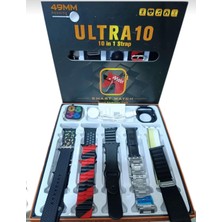 Seor Teknoloji  8 Ultra 49 mm 10 In 1 10 Kordonlu Akıllı Saat