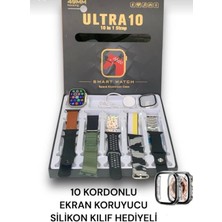 Seor Teknoloji  8 Ultra 49 mm 10 In 1 10 Kordonlu Akıllı Saat