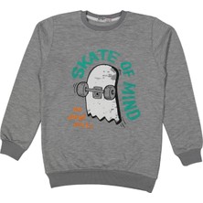 Baglan Erkek Çocuk Kay Kay Baskılı Sweatshirt BGL-ST03677