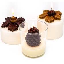 Missi 3lü Kış Temalı Mum Hediye Seti