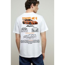 Swozz Supra Mk4 Baskılı Oversize Tshirt