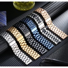 Cover Center Oppo Realme Watch 36MM Rma 161  Uyumlu Çelik Paslanmaz Metal Kordon 20MM