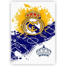 Real Madrid Ahşap Poster 20X29 cm