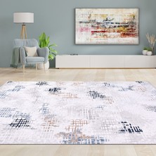 Halıcı Emin Kosmos Koleksiyonu 7632 Triko Akrilik Yumuşak Tuşe Salon Mutfak Antre Halı Yolluk