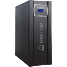 Enerjitem Ad 10 Kva, 10000 Va Online Ups 1f/1f 16*9 Ah Akü 5/15 Dakika, Kesintisiz Güç Kaynağı, 10 Kva Ups