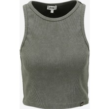 Jeep Haki Kadın Bisiklet Yaka Basic Atlet C4SL-TST4044