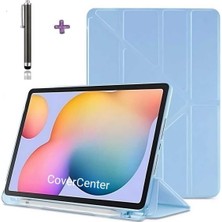 Cover Center 10. Nesil 10.9 2022 Uyumlu Uyku Modlu Kalem Bölmeli Standlı Katlanabilir Deri Kılıf