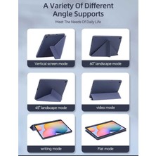 Cover Center Samsung Galaxy Tab S8 T700 11 Inç Uyumlu Uyku Modlu Kalem Bölmeli Standlı Katlanabilir Deri Kılıf