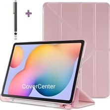 Cover Center Samsung Galaxy Tab A8 SM-X200 10.5 Inç Uyku Modlu Kalem Bölmeli Yumuşak Standlı Deri Akıllı Kılıf