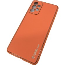 Nettech Samsung Galaxy A72 Uyumlu Coco Leather Seri Arka Koruma Kılıf