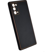 Nettech Samsung Galaxy Note 20 Uyumlu Coco Leather Seri Arka Koruma Kılıf