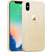 Nettech Apple iPhone Xs Uyumlu Simli Arka Koruma Kılıf