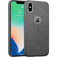 Nettech Apple iPhone Xs Uyumlu Simli Arka Koruma Kılıf