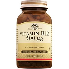 Solgar Vitamin B12 500 Mcg 50 Kapsül  (  1  Adet  )