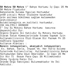 Global Industrial 50 Metre Bahçe- Sulama Bir Inc Su Motoru Bir Inc Su Motoru Hortumu  Iç Çap 25 Milimetre   Iç Çap 25 Milimetre