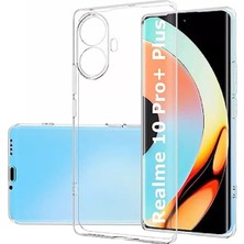 Newface Realme 10 Pro Plus 5g Kılıf Lüx Şeffaf Silikon