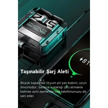 M25 Powerbank Özellikli Göstergeli Kablosuz Bluetooth Kulaklık Tüm Cihazlara Uyumlu Oyuncu Kulaklık