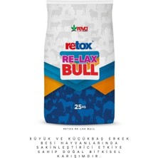 Reva Retox Re-Lax Bull Erkek Besi Hayvanları Için Sakinleştirici Yem Katkı 20KG Torba