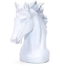 Missi Dekoratif Mavi Seramit Taş At Heykel/Biblo (Ocean Kokulu