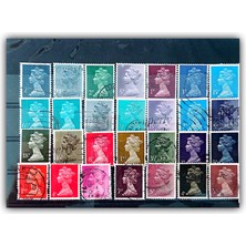 Trcollect Kraliçe Temalı Kartelasında Karışık Koleksiyonluk Damgalı Pul