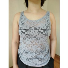 Butik Swordlion Dantelli Transparan Bayan Bluz
