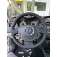 İmza Renault Megane 2 Araca Özel Dikmeli Direksiyon Kılıfı