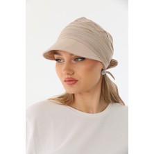 Elif İç Giyim Safari Bağlamalı Taş Siperli Bandana Vizör