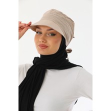 Elif İç Giyim Safari Bağlamalı Taş Siperli Bandana Vizör