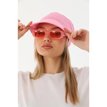 Elif İç Giyim Safari Bağlamalı Pembe Siperli Bandana Vizör