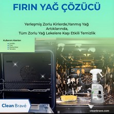 Clean Brave Fırın Yağ Çözücü Güçlü Formül 600 ml